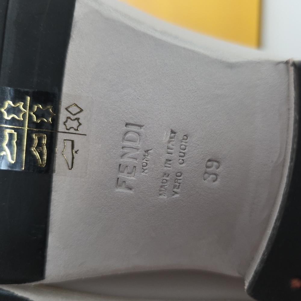 Fendi White Leather Cowboy Boots - Picture 11 of 16